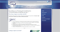 Desktop Screenshot of globalpecacademy.com